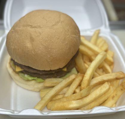 Double Meat Burger Basket