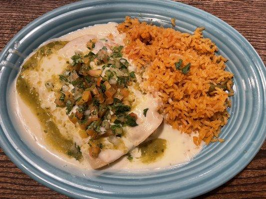 Enchiladas verdes