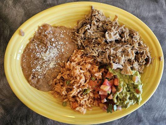 Carnitas platter