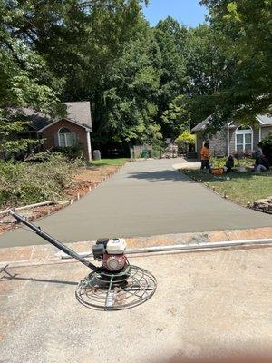 Concrete Driveway Pour!