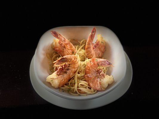 Garlic, butter, shrimp, linguine, Cheff , special