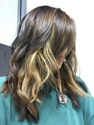 Balayage the day after! Post running and it still looks great! By Katya :)