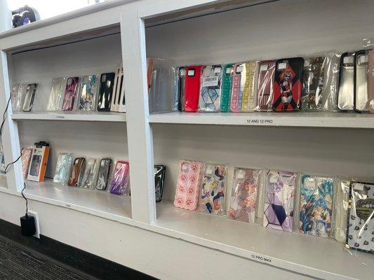 We carry phone cases from iPhone 4 - 13. We have something for everyone at only $5 a piece.