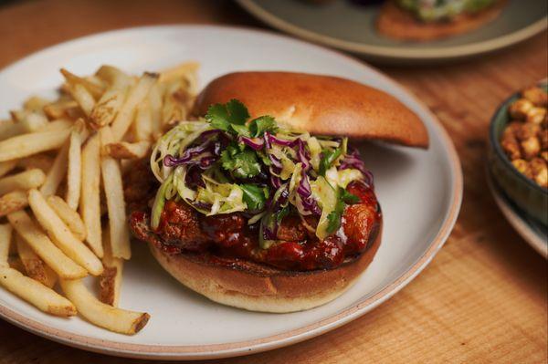 Heartwood Fried Chicken Sandwich + Beef  Tallow Fries