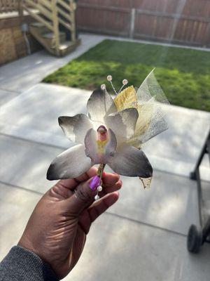 Orchid boutonnière