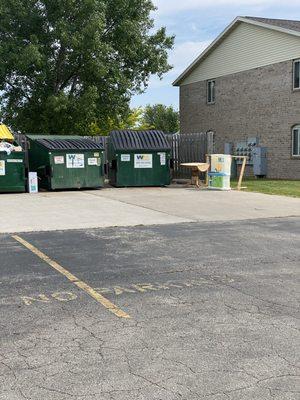 Rule No Clutter Around The Dumpsters 75 dollar fine