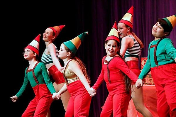 Elves at our holiday show