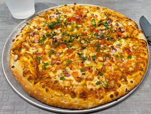 Delhi Tikka Masala Pizza - w/ Chicken