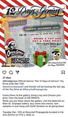 Toy drive for free print