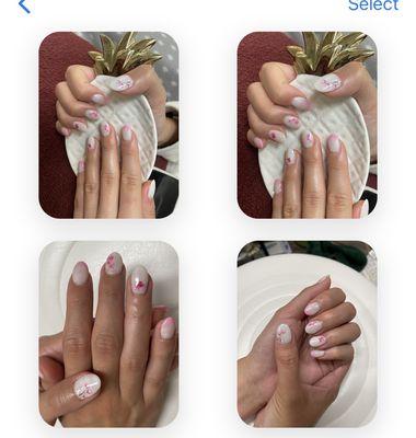 Beautiful nails for a Wedding