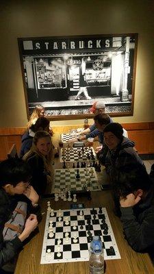 Chess at Starbucks