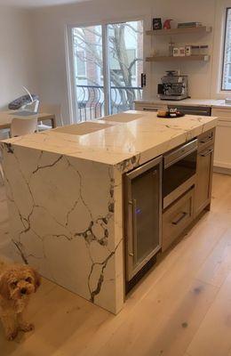 Kitchen island renovation