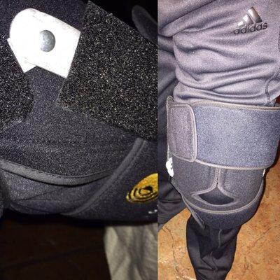 Left knee ice brace