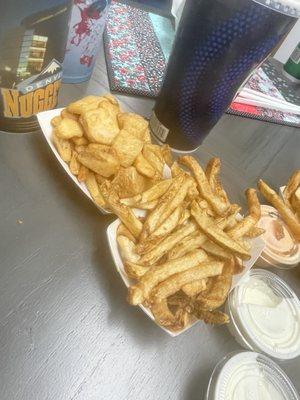 Fries and English chips