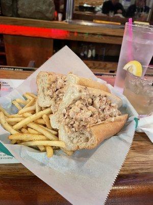 Chicken cheese steak (no onion) delicious!