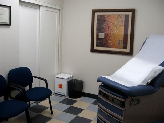 Columbia Aesthetic Plastic Surgery exam room