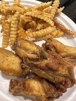 Bone 6 PCS Wing Combo (Bone-In) lemon pepper