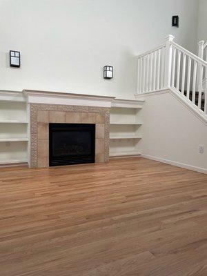 Beuatiful Refinished Red Oak Floors