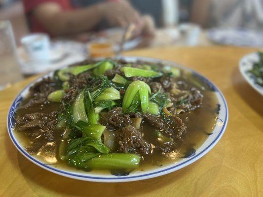 Beef chow fun wet!