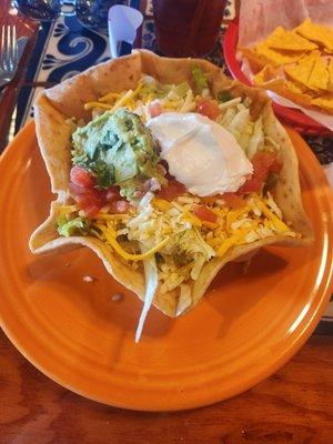 Chicken taco salad