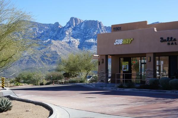 Great little subway tucked in the corner of the shopping center.