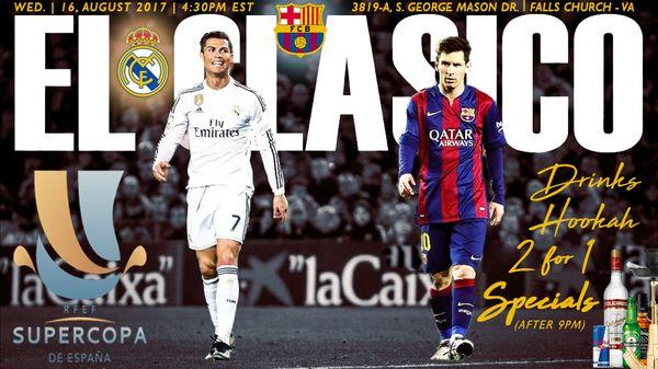 {08.16 // Wednesday} Real Madrid C.F. vs FC Barcelona | 5:00p ET (Kick-off)