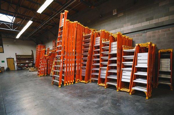 We stock ladders by the hundreds!