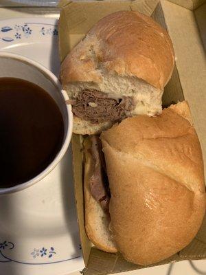 French Dip w/ Au Jus 2 for $8 w/ coupon