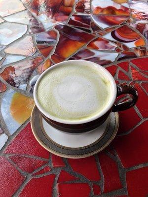 honey matcha latte