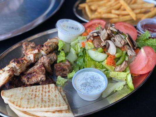 2-Souvlaki Plate (Skewers)