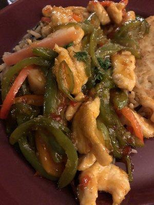 Sweet chili chicken tips