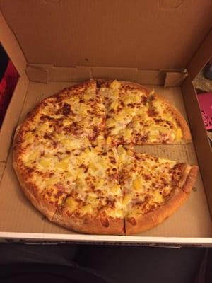 Large Pineapple pizza 5.99