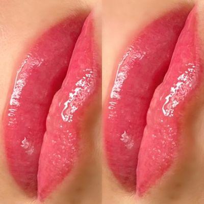 Lip blush is a semi-permanent makeup that give you a soft natural color to the lips after healed