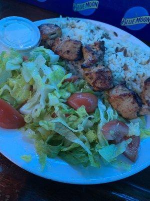 Chicken Shish Kebab ($18.95)