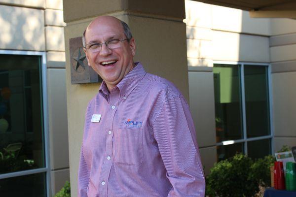 Our CEO, Paul T., at our Parmer Branch Grand Opening Account.