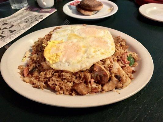 Al's rice & eggs