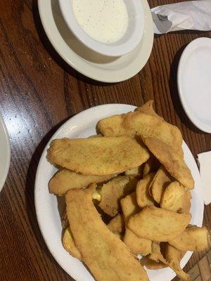 Fried Squash and Ranch