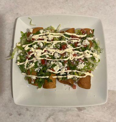 Taquitos dorados (flautas)