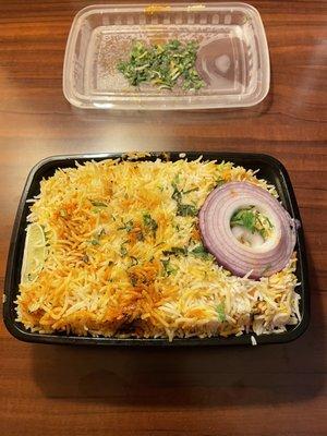 Goat biryani