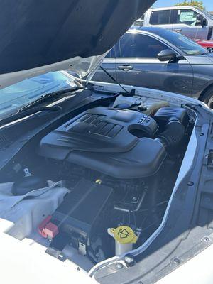 Super clean engine bay