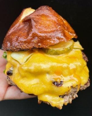 Burger from Matt Hyland popup