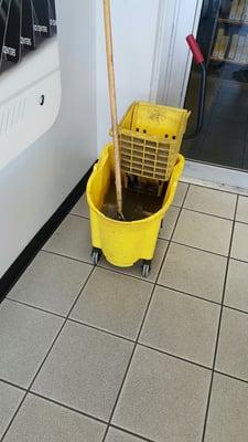 Gross mop bucket