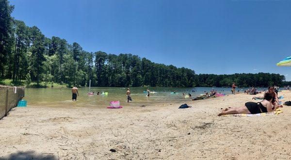 Beach & swimming area