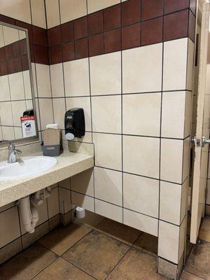 Soap and paper towels