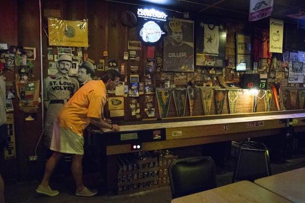 Who doesn't love a good shuffleboard game?