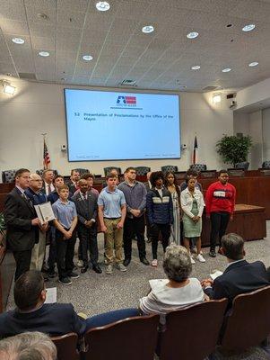 State of Texas Champion High School Wrestling team