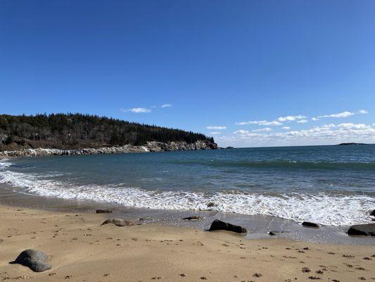 Sand Beach, -3 degrees F on March first