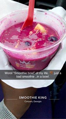 Smoothie bowl