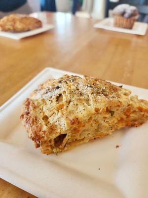 Savory scone (with green onions and cheddar)