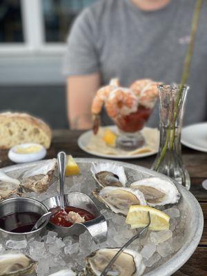 Oysters Rockefeller Shrimp Cocktail